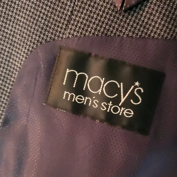 Men's Blazer - 50R - Michael Kors - Gray Houndstooth